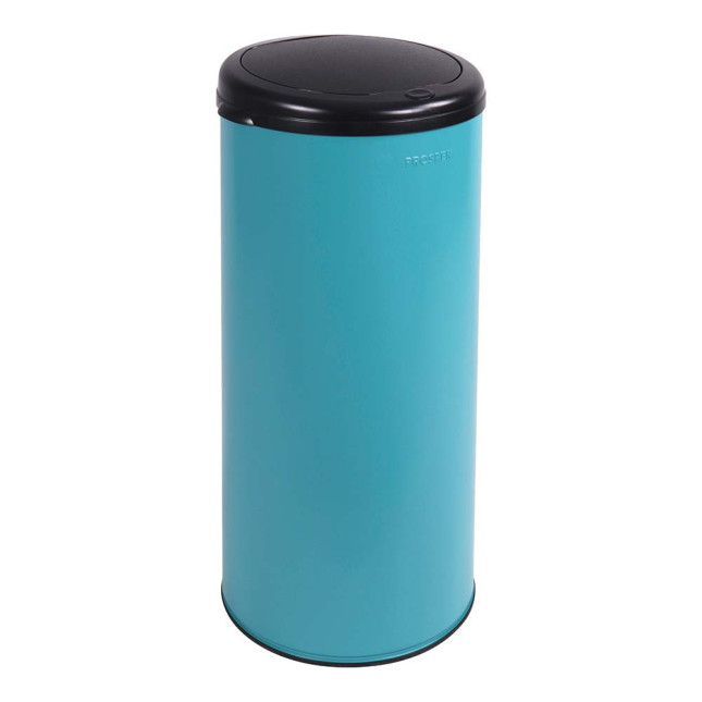 Poubelle cuisine à ouverture manuelle 45L Bleu Turquoise