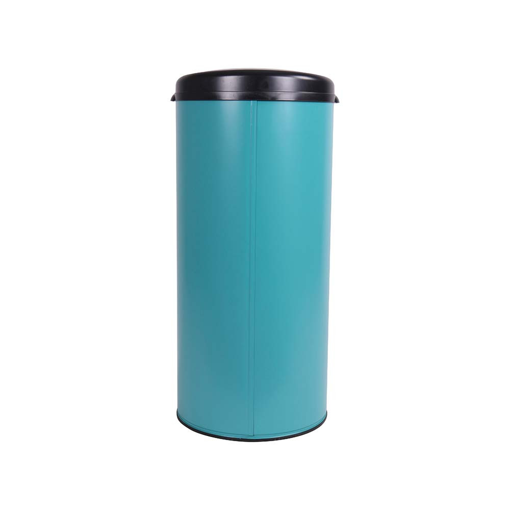Poubelle cuisine à ouverture manuelle 45L Bleu Turquoise