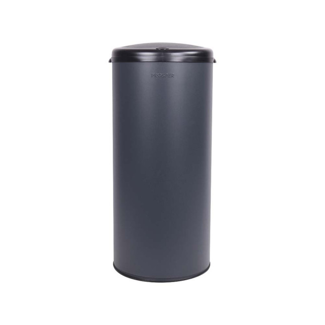 Poubelle cuisine à ouverture manuelle 45L Gris Anthracite