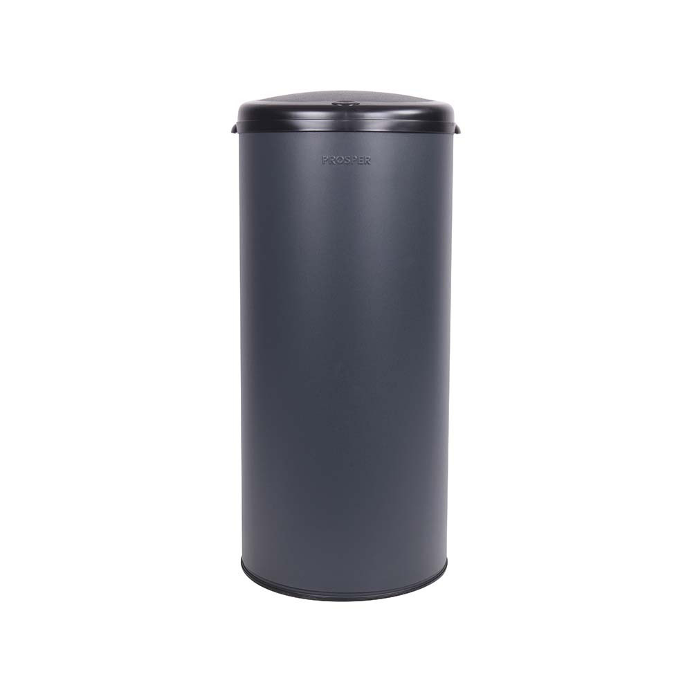 Poubelle cuisine à ouverture manuelle 45L Gris Anthracite