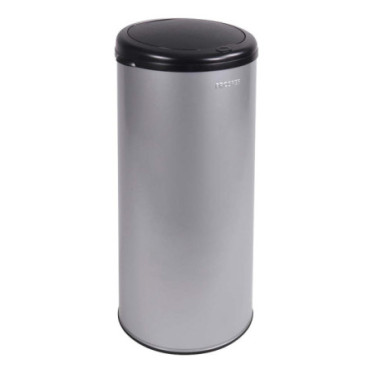 Poubelle cuisine à ouverture manuelle 45L Gris Galet