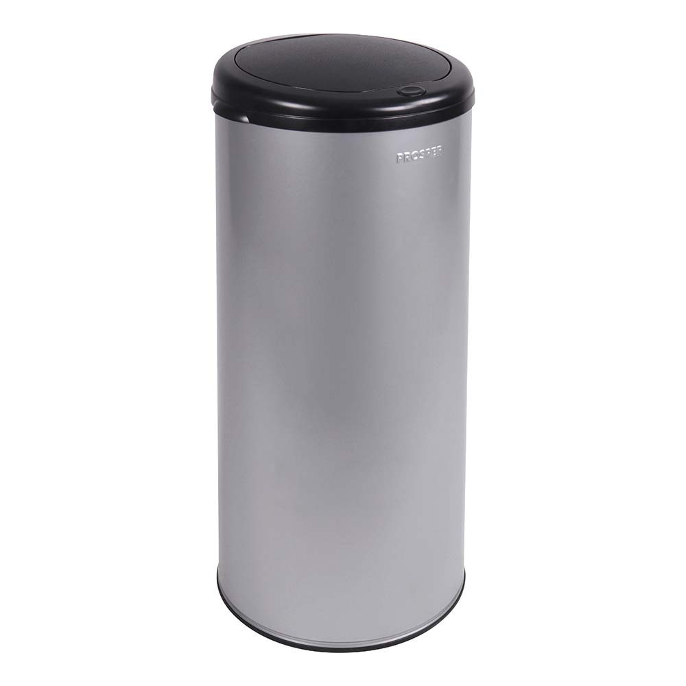 Poubelle cuisine à ouverture manuelle 45L Gris Galet Poubelle cuisine à ouverture manuelle 45L Gris Galet