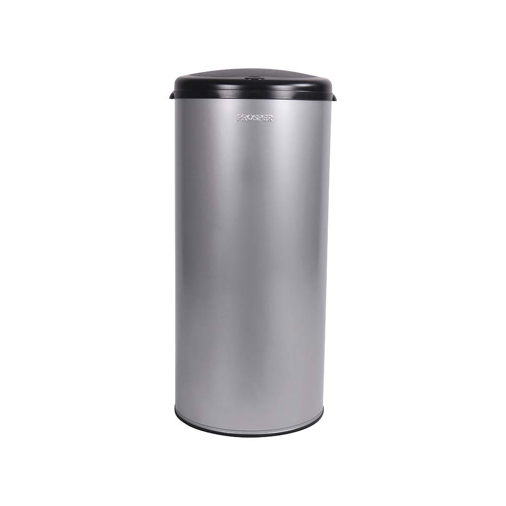 Poubelle cuisine à ouverture manuelle 45L Gris Galet Poubelle cuisine à ouverture manuelle 45L Gris Galet