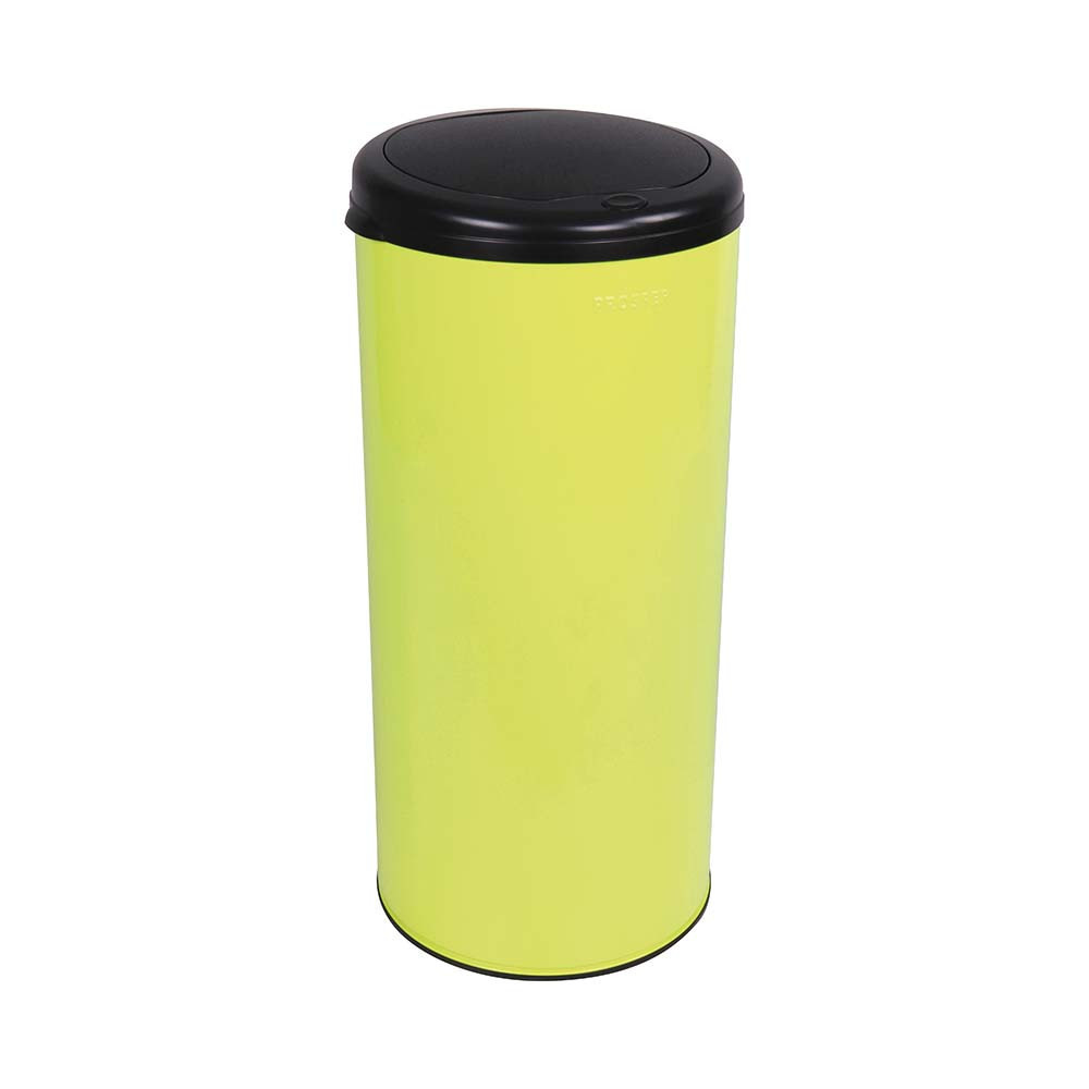 Poubelle cuisine à ouverture manuelle 45L Jaune Fluo Poubelle cuisine à ouverture manuelle 45L Jaune Fluo