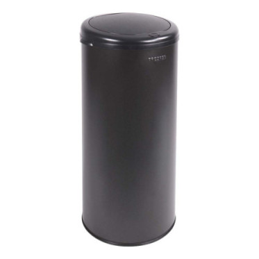 Poubelle cuisine à ouverture manuelle 45L Noir Basalte