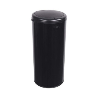 Poubelle cuisine à ouverture manuelle 45L Noir Graphite