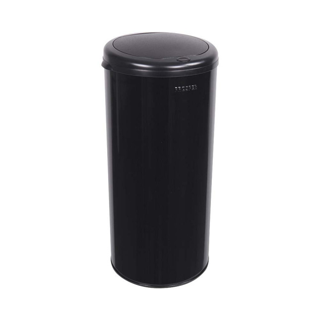 Poubelle cuisine à ouverture manuelle 45L Noir Graphite