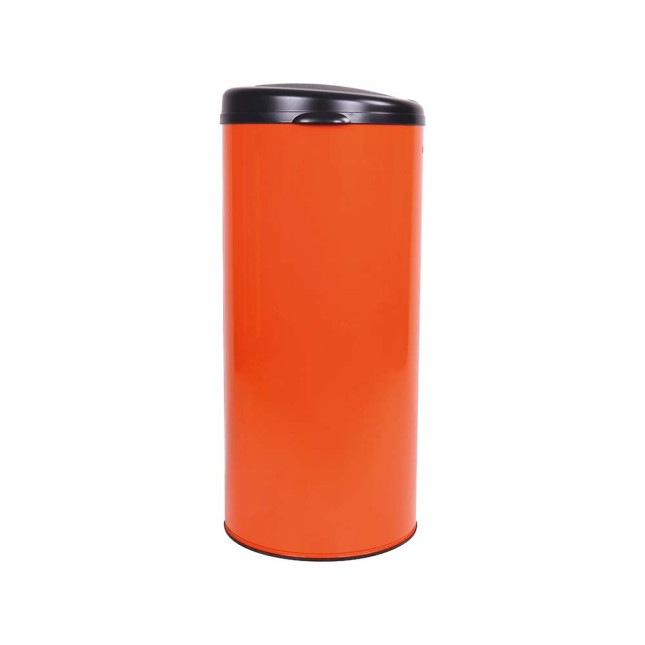 Poubelle cuisine à ouverture manuelle 45L Orange Clémentine