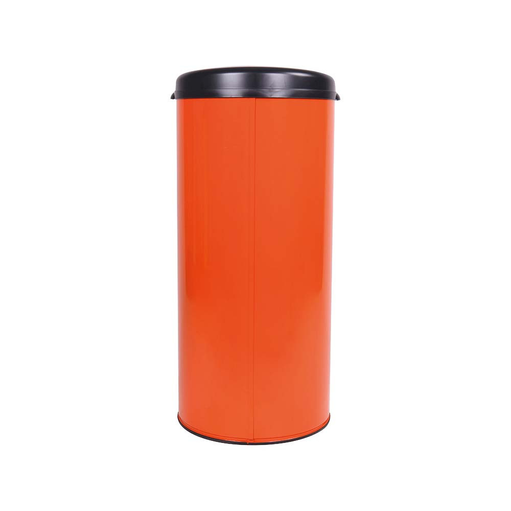 Poubelle cuisine à ouverture manuelle 45L Orange Clémentine