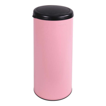 Poubelle cuisine à ouverture manuelle 45L Rose Dragée