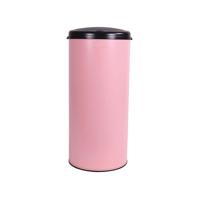 Poubelle cuisine à ouverture manuelle 45L Rose Dragée Poubelle cuisine à ouverture manuelle 45L Rose Dragée