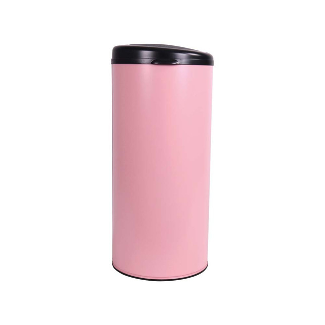 Poubelle cuisine à ouverture manuelle 45L Rose Dragée Poubelle cuisine à ouverture manuelle 45L Rose Dragée