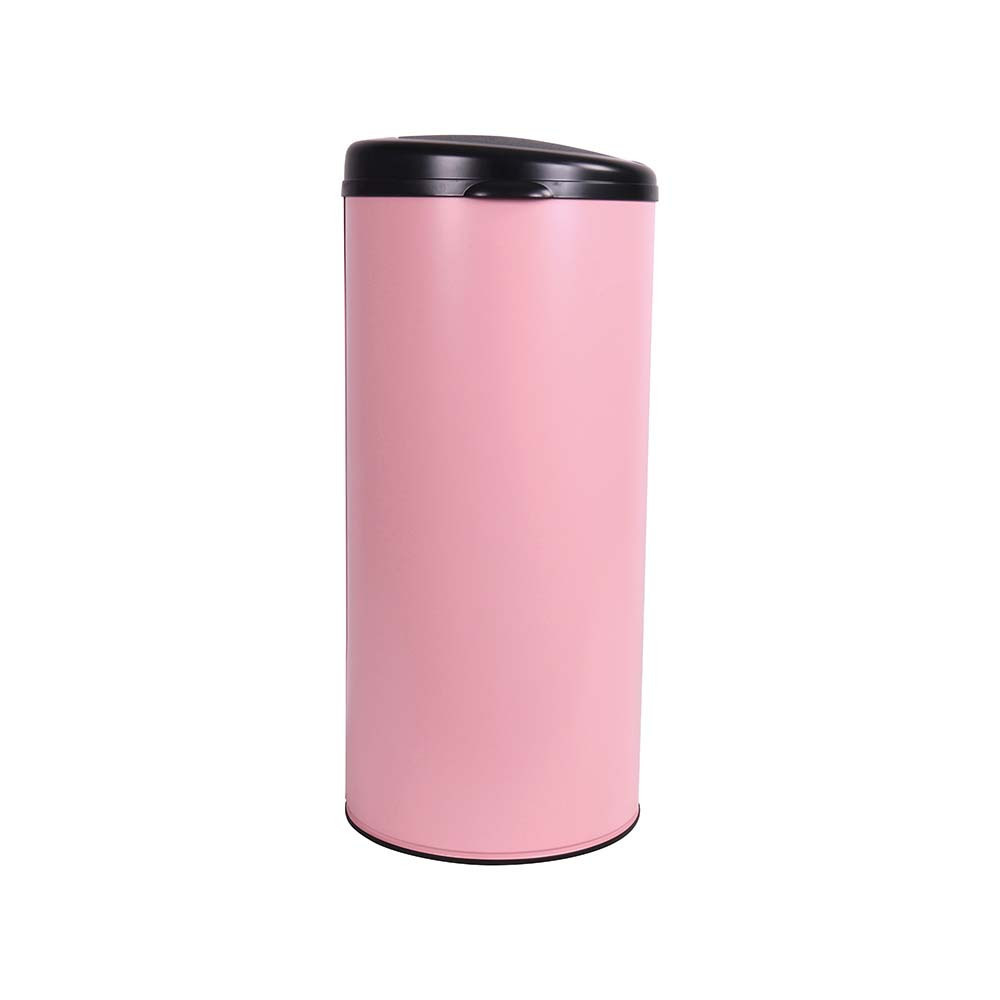 Poubelle cuisine à ouverture manuelle 45L Rose Dragée Poubelle cuisine à ouverture manuelle 45L Rose Dragée