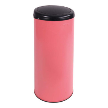 Poubelle cuisine à ouverture manuelle 45L Rose Litchi