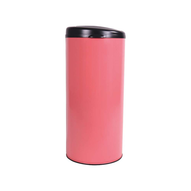 Poubelle cuisine à ouverture manuelle 45L Rose Litchi