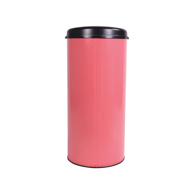 Poubelle cuisine à ouverture manuelle 45L Rose Litchi Poubelle cuisine à ouverture manuelle 45L Rose Litchi