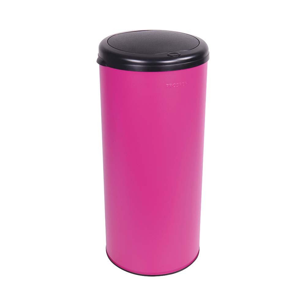 Poubelle cuisine à ouverture manuelle 45L Rose Pitaya