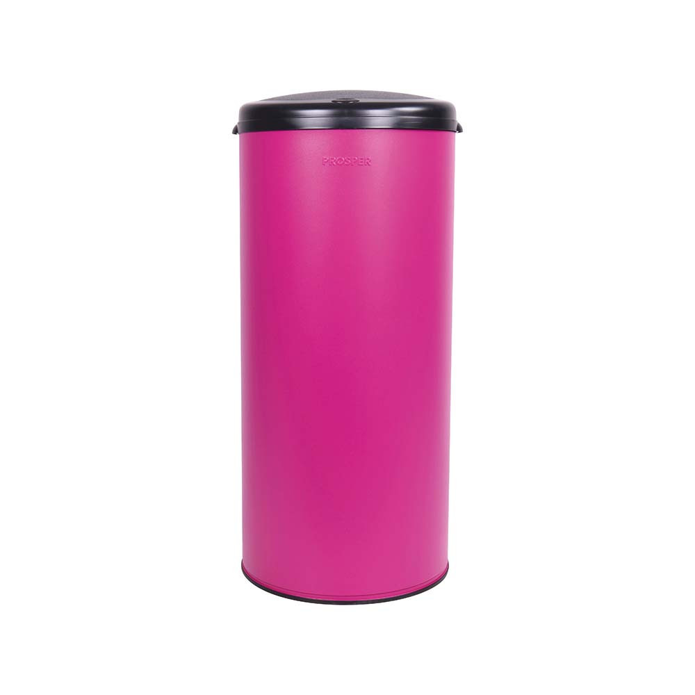 Poubelle cuisine à ouverture manuelle 45L Rose Pitaya