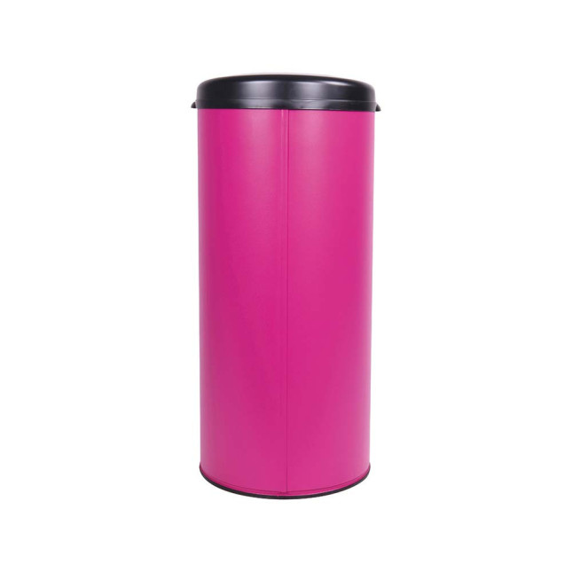 Poubelle cuisine à ouverture manuelle 45L Rose Pitaya