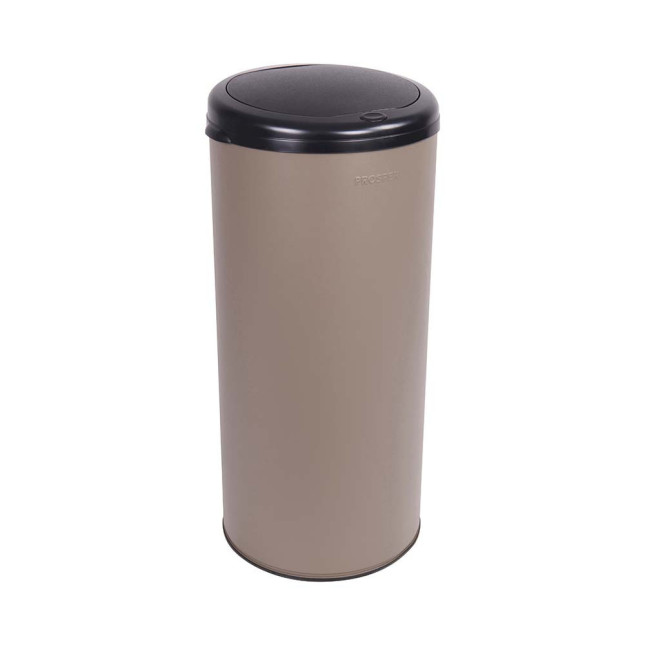 Poubelle cuisine à ouverture manuelle 45L Taupe Poubelle cuisine à ouverture manuelle 45L Taupe