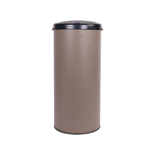 Poubelle cuisine à ouverture manuelle 45L Taupe Poubelle cuisine à ouverture manuelle 45L Taupe