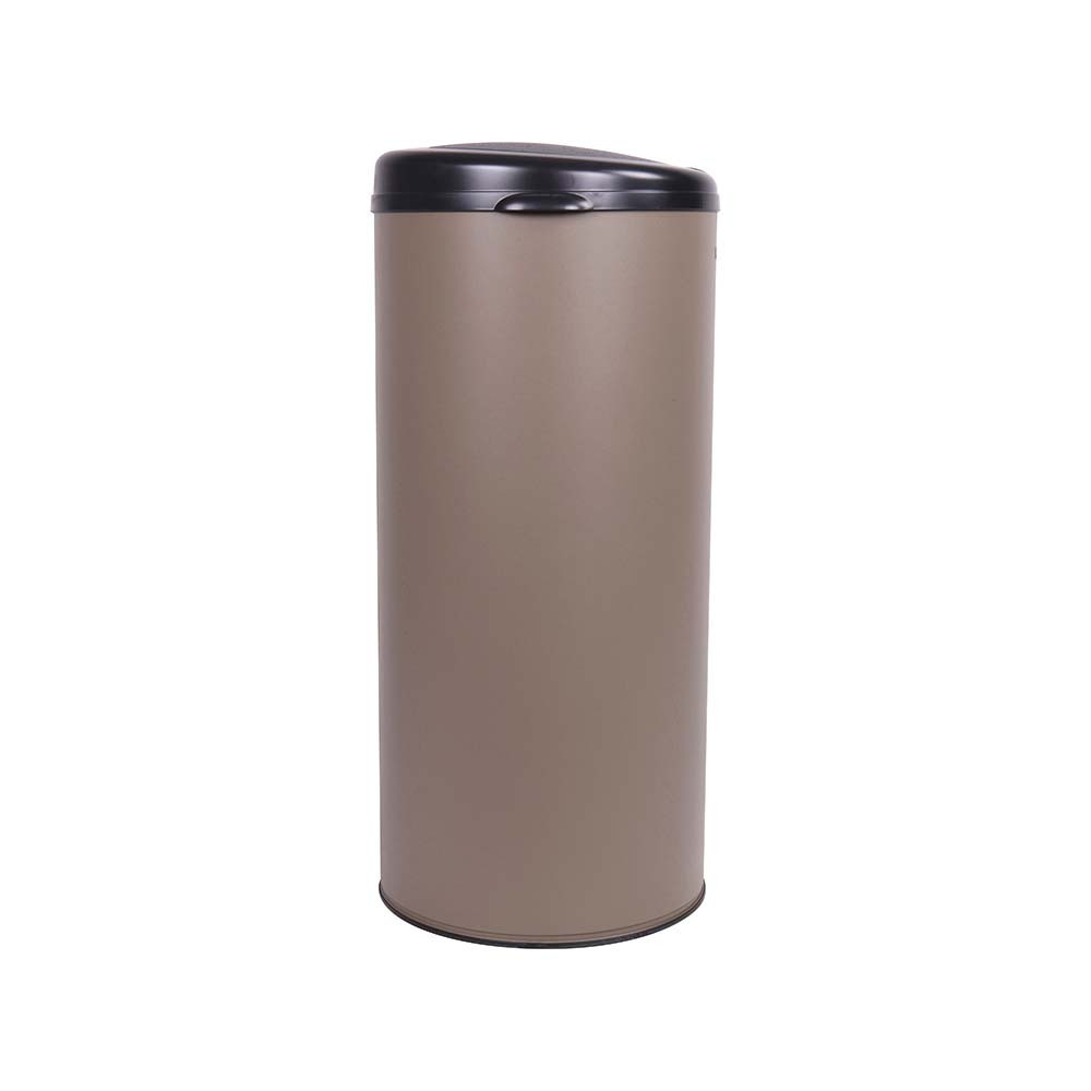 Poubelle cuisine à ouverture manuelle 45L Taupe Poubelle cuisine à ouverture manuelle 45L Taupe