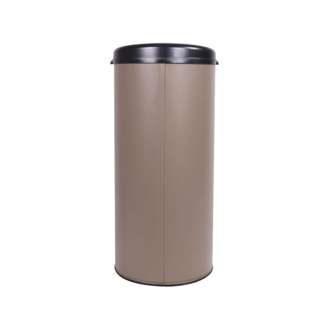 Poubelle cuisine à ouverture manuelle 45L Taupe Poubelle cuisine à ouverture manuelle 45L Taupe