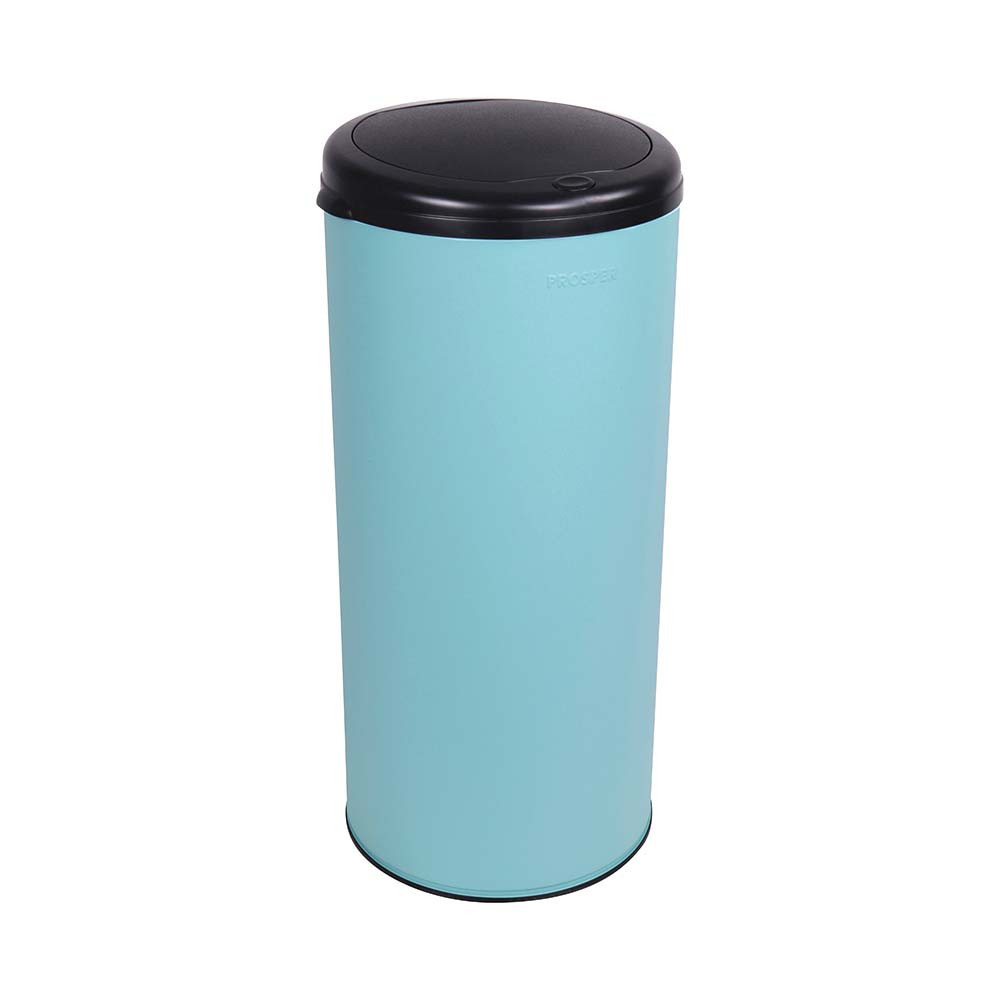 Poubelle cuisine à ouverture manuelle 45L Vert d'Eau