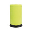 Poubelle de cuisine à pédale 20L Jaune Fluo