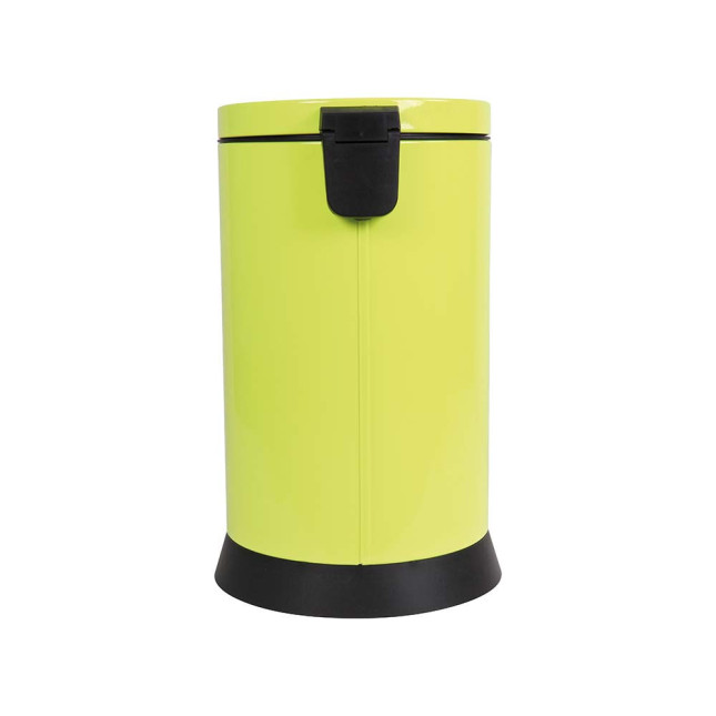 Poubelle de cuisine à pédale 20L Jaune Fluo