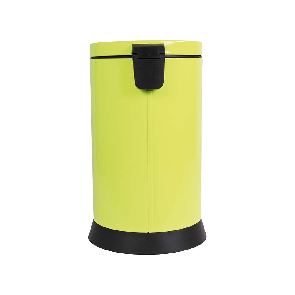 Poubelle de cuisine à pédale 20L Jaune Fluo