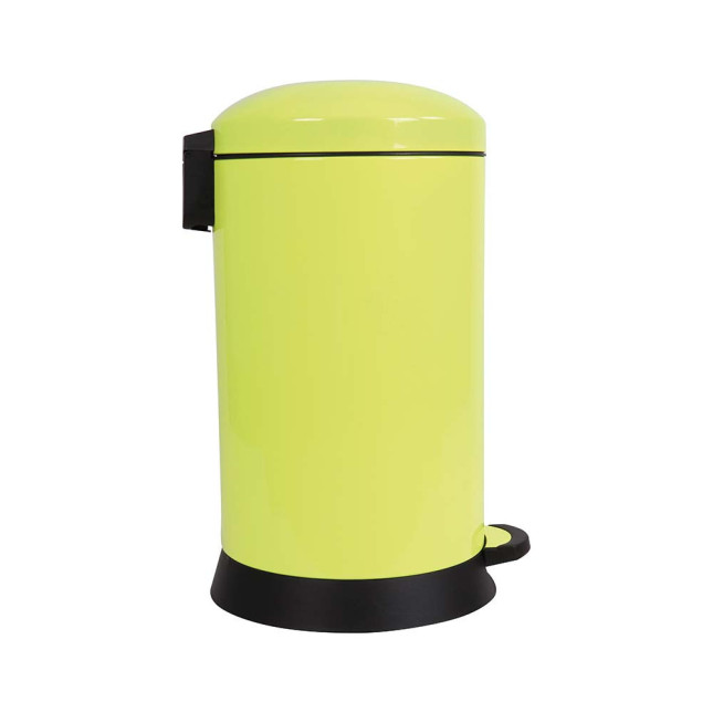 Poubelle de cuisine à pédale 20L Jaune Fluo