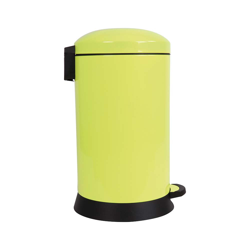 Poubelle de cuisine à pédale 20L Jaune Fluo