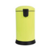 Poubelle de cuisine à pédale 20L Jaune Fluo