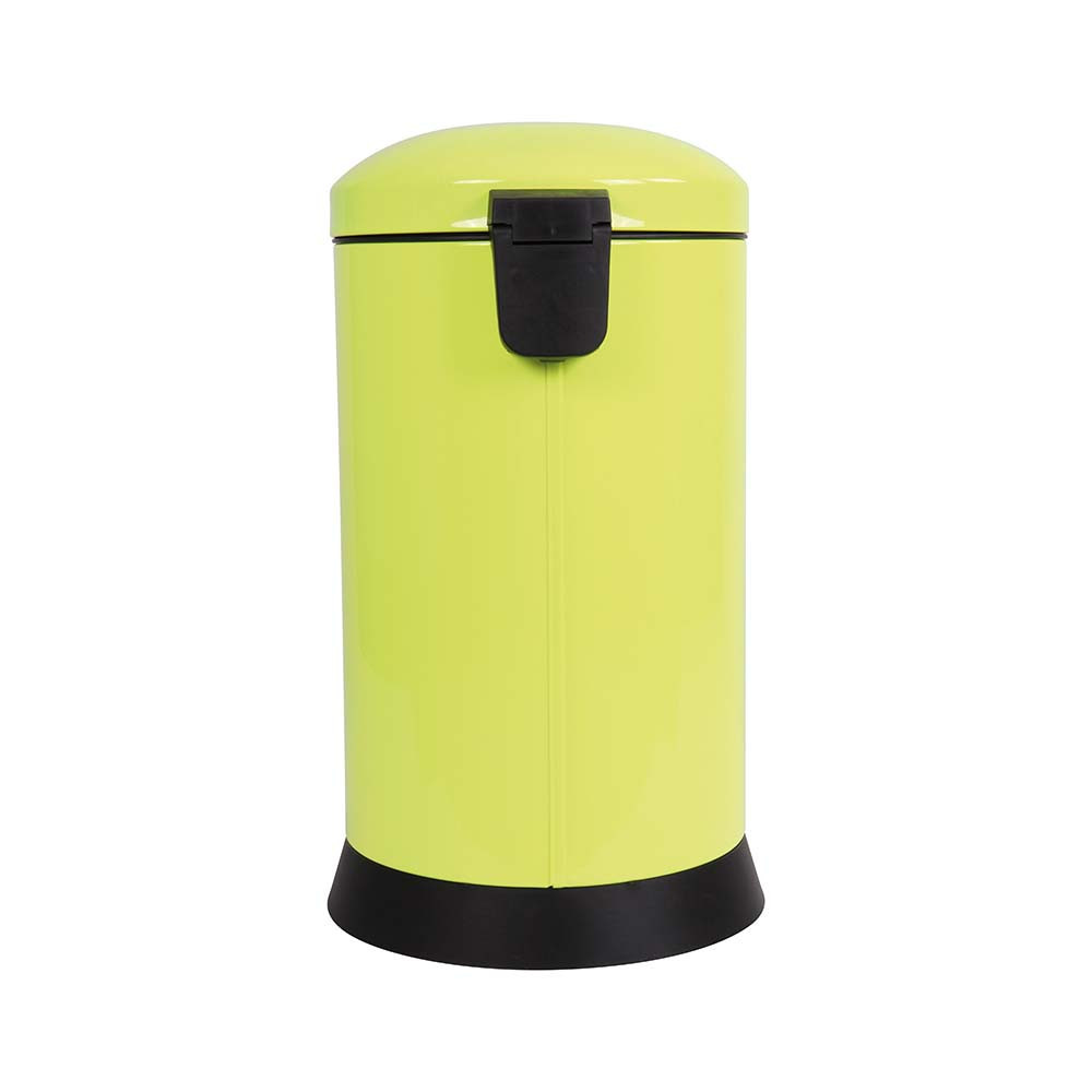 Poubelle de cuisine à pédale 20L Jaune Fluo
