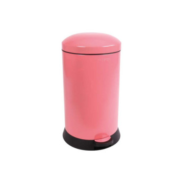 Poubelle de cuisine à pédale 20L Rose Litchi