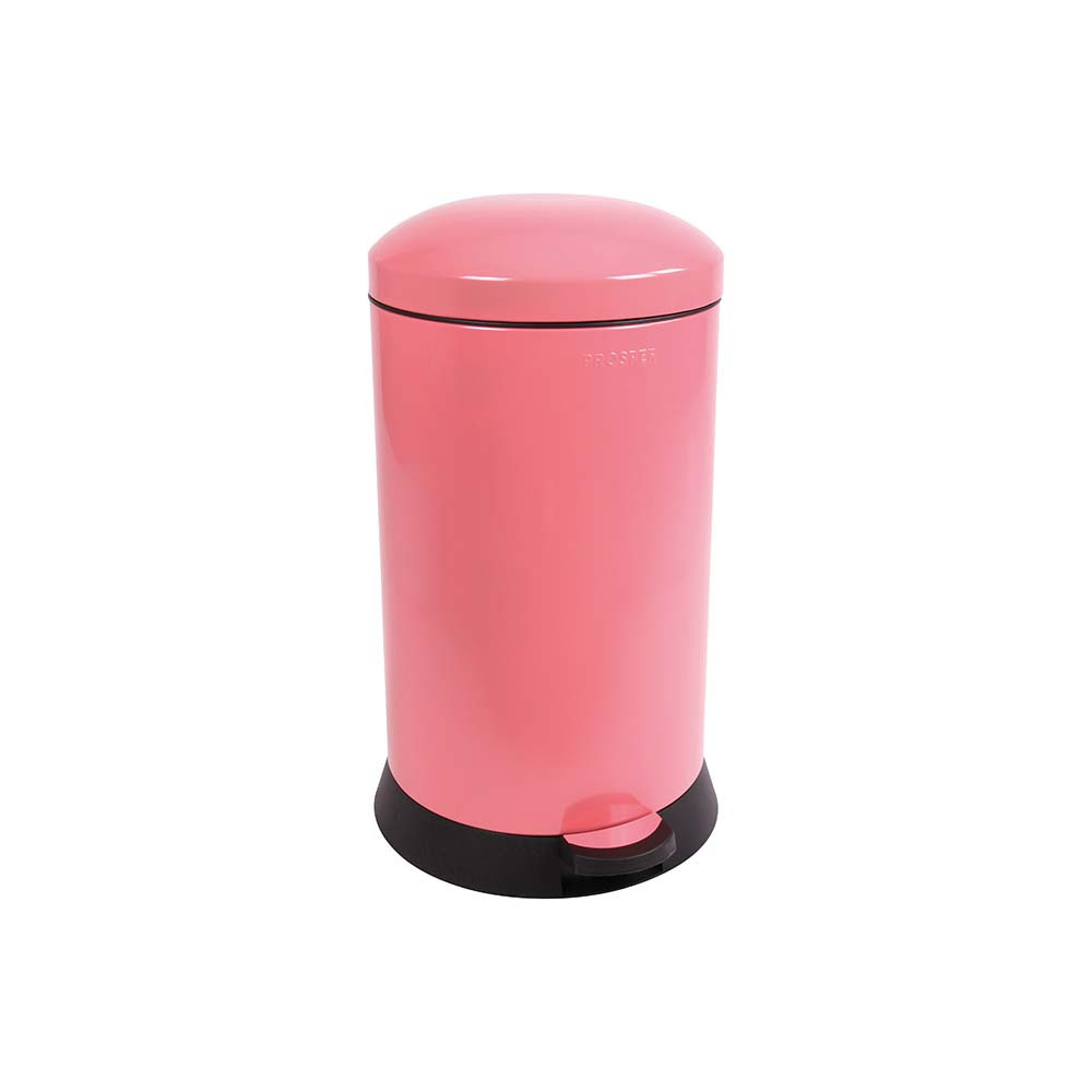 Poubelle de cuisine à pédale 20L Rose Litchi