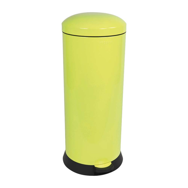 Poubelle de cuisine à pédale 30L Jaune Fluo Poubelle de cuisine à pédale 30L Jaune Fluo