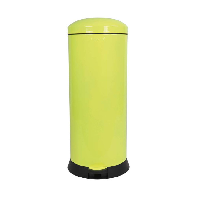 Poubelle de cuisine à pédale 30L Jaune Fluo Poubelle de cuisine à pédale 30L Jaune Fluo