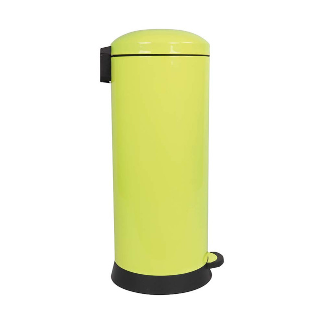 Poubelle de cuisine à pédale 30L Jaune Fluo Poubelle de cuisine à pédale 30L Jaune Fluo