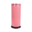 Poubelle de cuisine à pédale 30L Rose Litchi