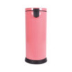 Poubelle de cuisine à pédale 30L Rose Litchi