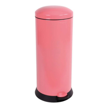 Poubelle de cuisine à pédale 30L Rose Litchi