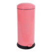 Poubelle de cuisine à pédale 30L Rose Litchi