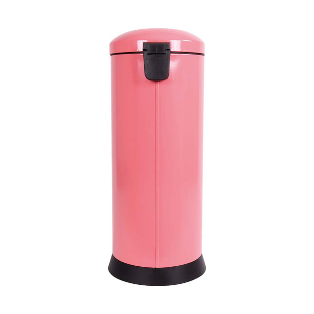Poubelle de cuisine à pédale 30L Rose Litchi