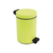 Poubelle de salle de bain à pédale 3L Jaune Fluo Poubelle de salle de bain à pédale 3L Jaune Fluo