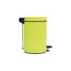 Poubelle de salle de bain à pédale 3L Jaune Fluo Poubelle de salle de bain à pédale 3L Jaune Fluo