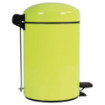 Poubelle de salle de bain à pédale 3L Jaune Fluo Poubelle de salle de bain à pédale 3L Jaune Fluo