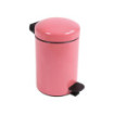 Poubelle de salle de bain à pédale 3L Rose Litchi