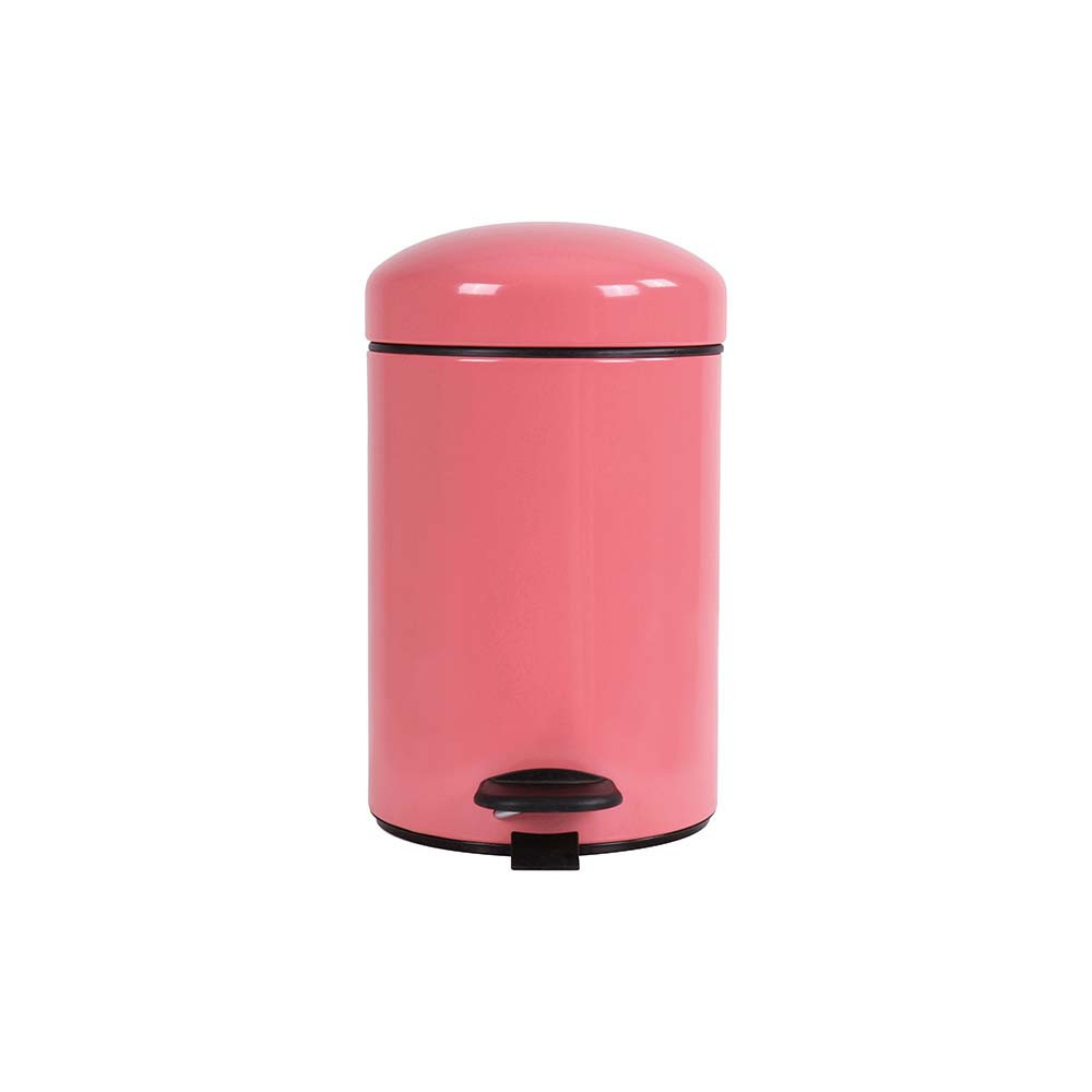 Poubelle de salle de bain à pédale 3L Rose Litchi